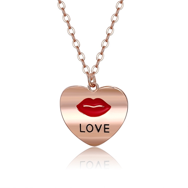 Picture of Famous Casual Rose Gold Plated Pendant Necklace