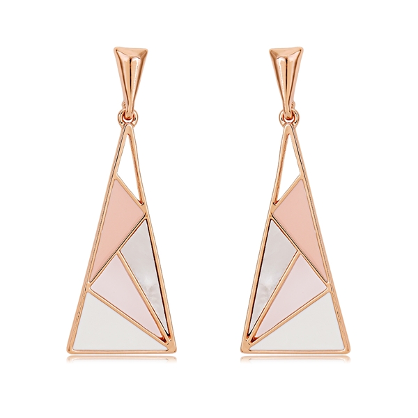 Picture of Trendy Rose Gold Plated Casual Dangle Earrings with No-Risk Refund