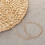 Show details for Sparkling Casual White Y Necklace