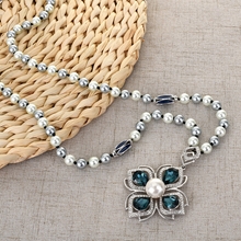 Show details for Low Price Zinc Alloy Artificial Pearl Long Pendant from Trust-worthy Supplier