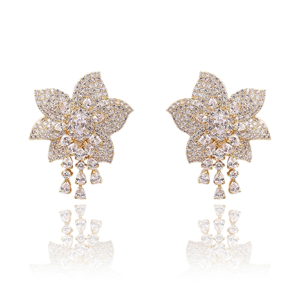 Picture of Luxury White Stud Earrings with Full Guarantee