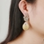 Picture of Featured Yellow Gold Plated Dangle Earrings for Girlfriend