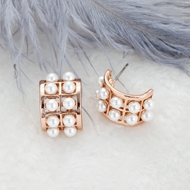 Picture of Funky Casual White Stud Earrings