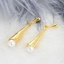 Show details for Trendy Gold Plated Classic Dangle Earrings with No-Risk Refund