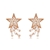 Picture of Fashion Cubic Zirconia Rose Gold Plated Stud Earrings