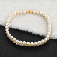 Show details for Shop Gold Plated White Pendant Necklace with Wow Elements Show details for Shop Gold Plated White Pendant Necklace with Wow Elements