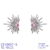 Picture of Big Cubic Zirconia Big Stud Earrings with No-Risk Refund