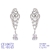 Picture of Copper or Brass Platinum Plated Drop & Dangle Earrings at Great Low Price