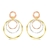 Picture of Great Value Gold Plated Big Dangle Earrings with Member Discount