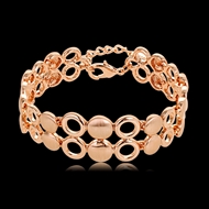 Picture of Filigree Big Gold Plated Fashion Bracelet at Factory Price