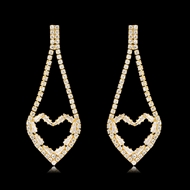 Picture of Delicate Cubic Zirconia White Dangle Earrings