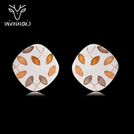 Picture of Rose Gold Plated Classic Big Stud Earrings of Original Design