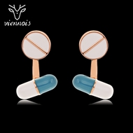 Picture of Zinc Alloy Blue Big Stud Earrings From Reliable Factory