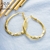 Picture of Recommended Gold Plated Casual Big Hoop Earrings from Top Designer