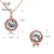 Picture of Hot Selling Rose Gold Plated Small Necklace and Earring Set for Her