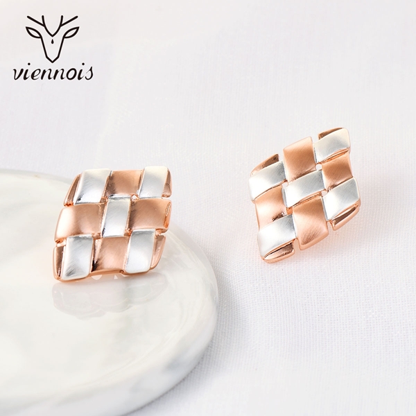 Picture of Buy Zinc Alloy Rose Gold Plated Stud Earrings with Low Cost