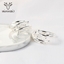 Show details for Funky Dubai Platinum Plated Stud Earrings