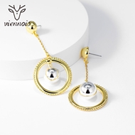 Picture of Zinc Alloy Gold Plated Dangle Earrings at Great Low Price