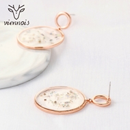 Picture of Hot Selling Gold Plated Zinc Alloy Dangle Earrings from Top Designer