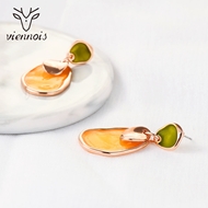 Picture of New Season Green Zinc Alloy Dangle Earrings with SGS/ISO Certification