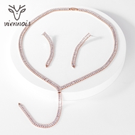 Picture of Staple Medium Rose Gold Plated 2 Piece Jewelry Set