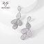 Show details for Nice Cubic Zirconia Luxury Dangle Earrings