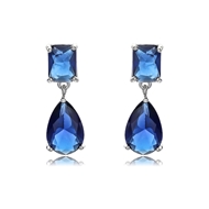 Picture of Unique Cubic Zirconia Medium Dangle Earrings