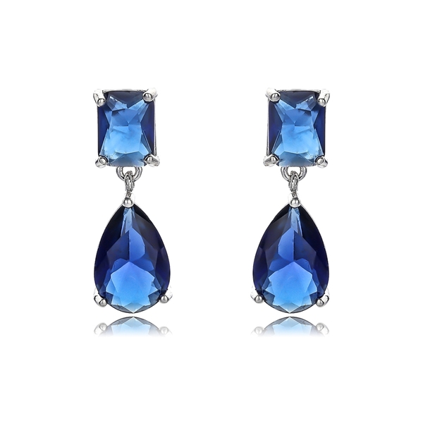 Picture of Unique Cubic Zirconia Medium Dangle Earrings