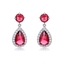 Show details for Brand New Pink Medium Dangle Earrings with Wow Elements