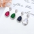 Picture of Designer Platinum Plated Luxury Dangle Earrings with Easy Return