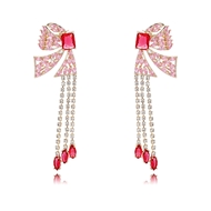 Picture of Famous Medium Cubic Zirconia Dangle Earrings