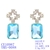 Picture of Featured Blue Luxury Dangle Earrings with Full Guarantee