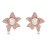 Picture of Luxury Gold Plated Stud Earrings with Worldwide Shipping