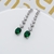 Picture of Luxury Green Dangle Earrings Online Only