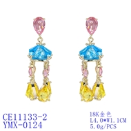 Picture of Trendy Gold Plated Luxury Dangle Earrings with No-Risk Refund