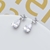 Picture of Cheap Platinum Plated Cubic Zirconia Stud Earrings