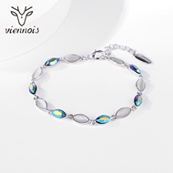 Picture of Shop Platinum Plated Opal Fashion Bracelet with Wow Elements