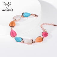 Picture of Inexpensive Rose Gold Plated Zinc Alloy Fashion Bracelet from Reliable Manufacturer