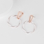 Show details for Inexpensive Rose Gold Plated Enamel Dangle Earrings from Reliable Manufacturer