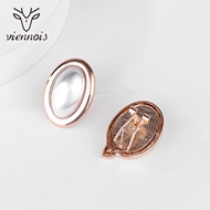 Picture of Amazing Big Gold Plated Stud Earrings