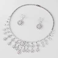 Show details for Copper or Brass Platinum Plated 2 Piece Jewelry Set with Full Guarantee Show details for Copper or Brass Platinum Plated 2 Piece Jewelry Set with Full Guarantee