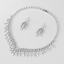 Show details for Luxury White 2 Piece Jewelry Set with Wow Elements
