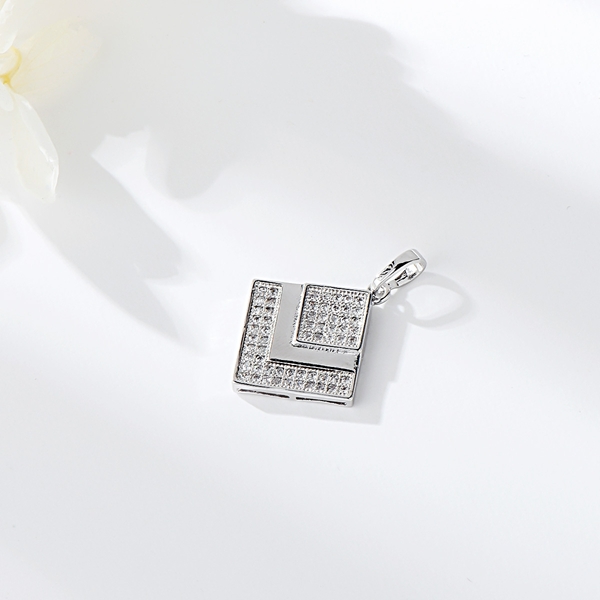 Picture of Nice Cubic Zirconia White Pendant Necklace