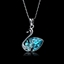 Show details for Excellent Swan Sea Blue Collar 16 OR 18 Inches