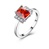 Picture of Amazing Small Red Fashion Ring