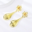 Show details for Trendy Gold Plated Dubai Dangle Earrings with No-Risk Refund