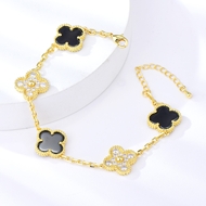 Show details for Delicate Cubic Zirconia Black Fashion Bracelet
