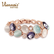 Picture of Wholesale Rose Gold Plated Colorful Fashion Bracelet with No-Risk Return