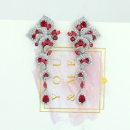 Picture of Fast Selling Pink Cubic Zirconia Dangle Earrings from Editor Picks