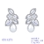 Picture of Great Cubic Zirconia White Dangle Earrings